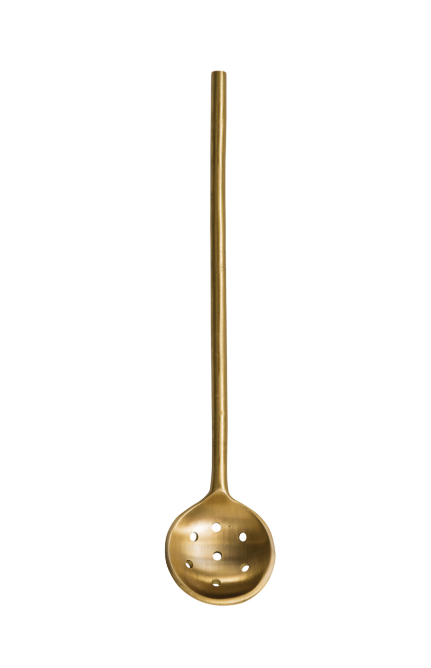 Brass Olive Spoon