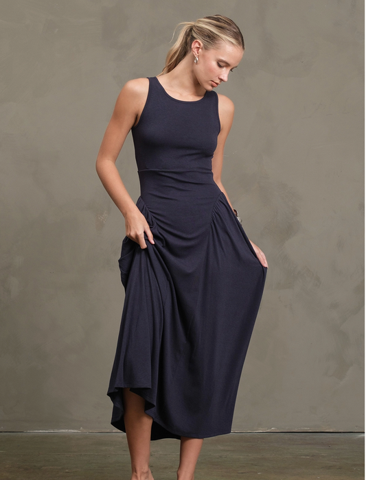 Drape Jersey Midi