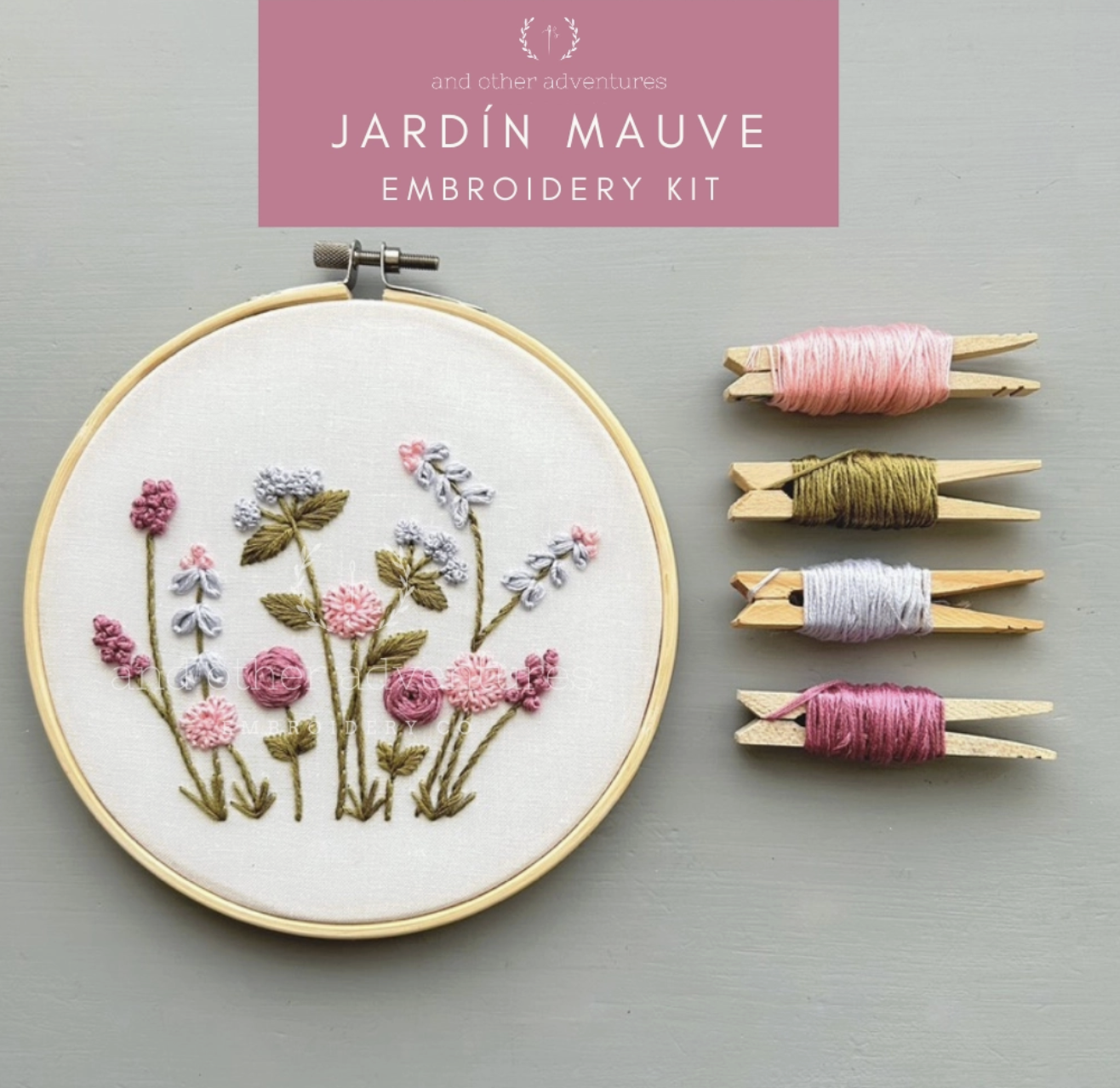 Embroidery Kit: Jardin