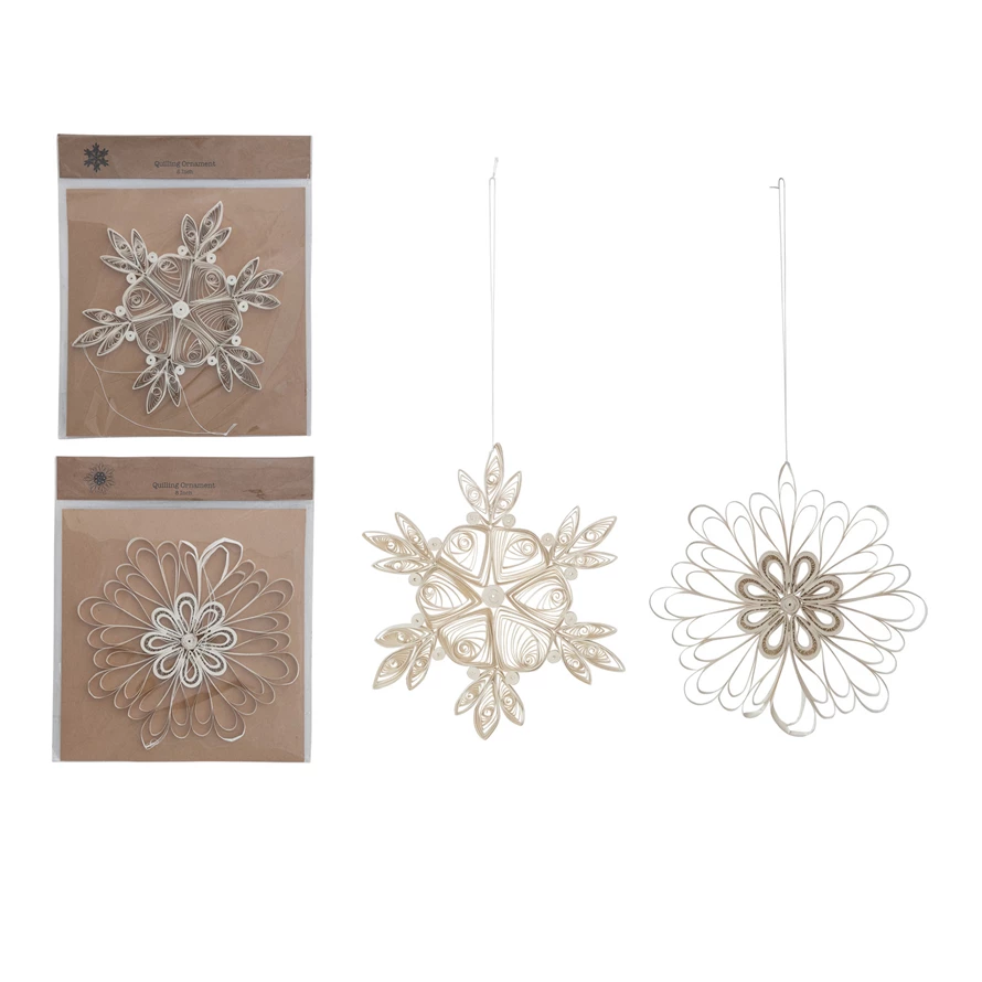 Paper Snowflake Ornament