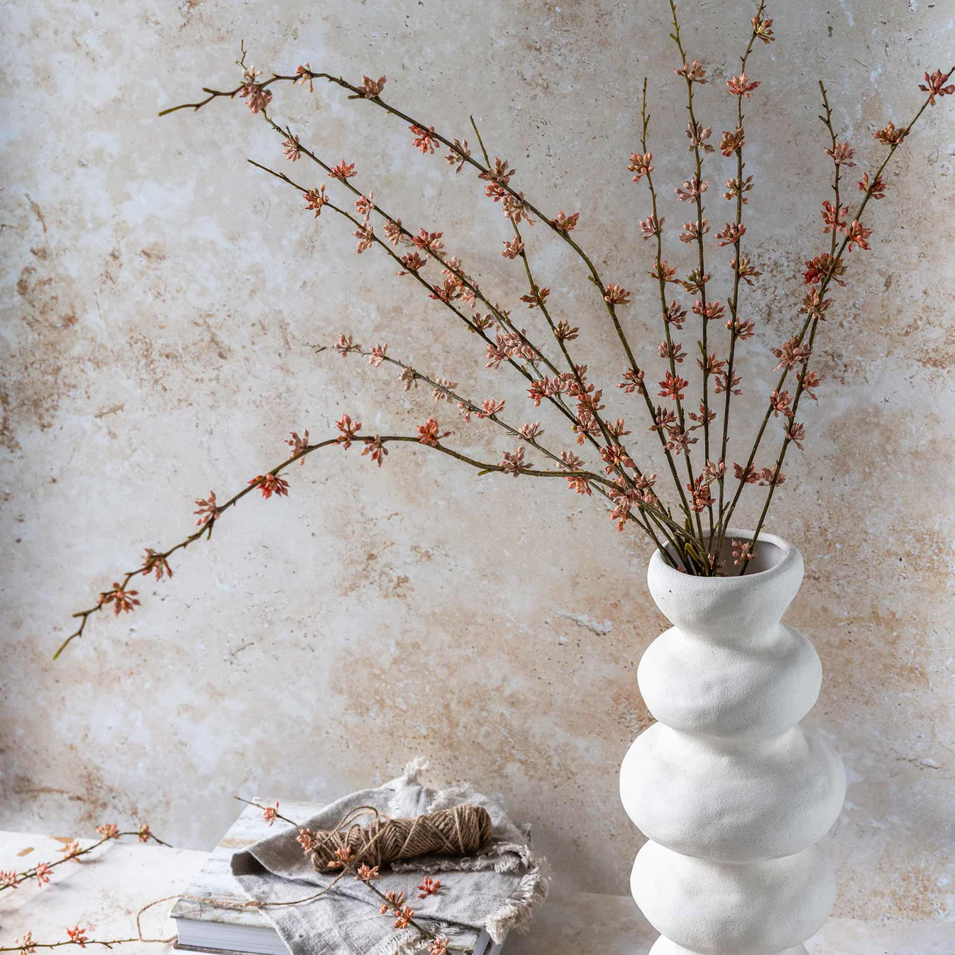 Succulent Branch, Coral