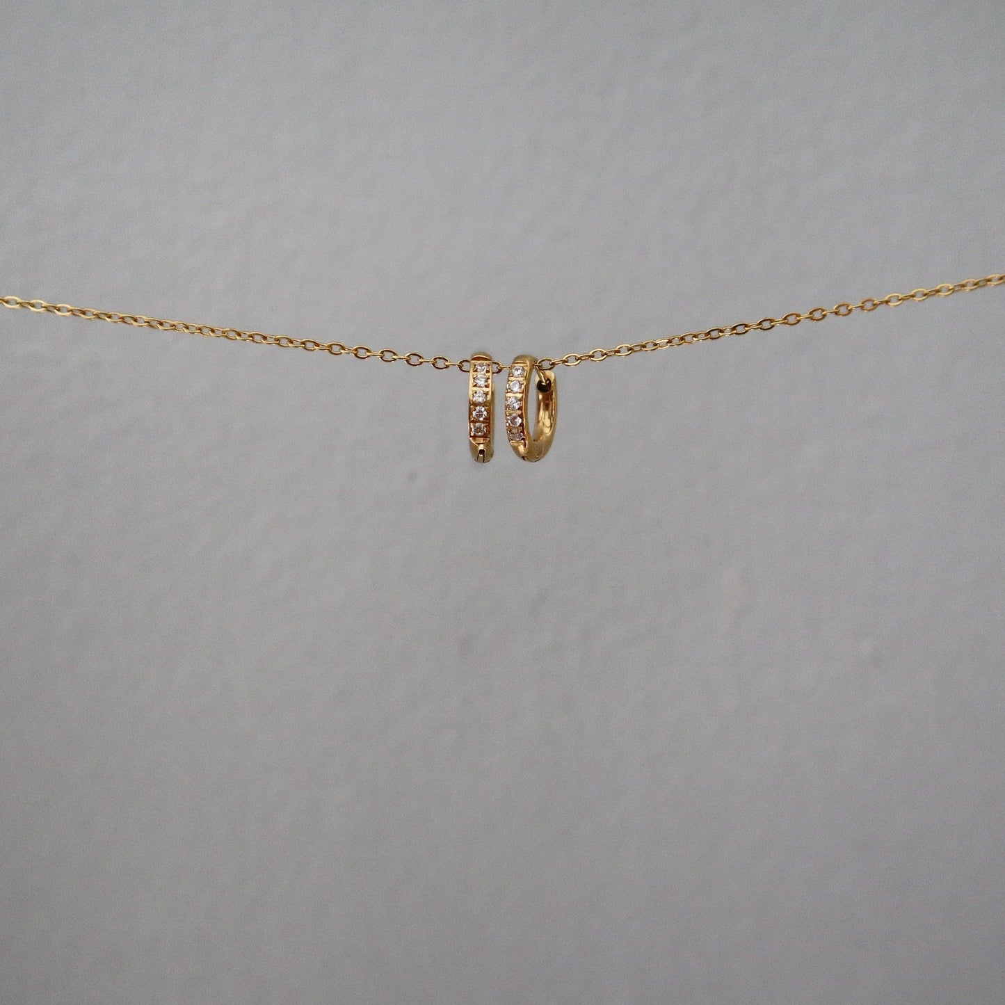 Hailey Huggies | Dainty CZ Huggies