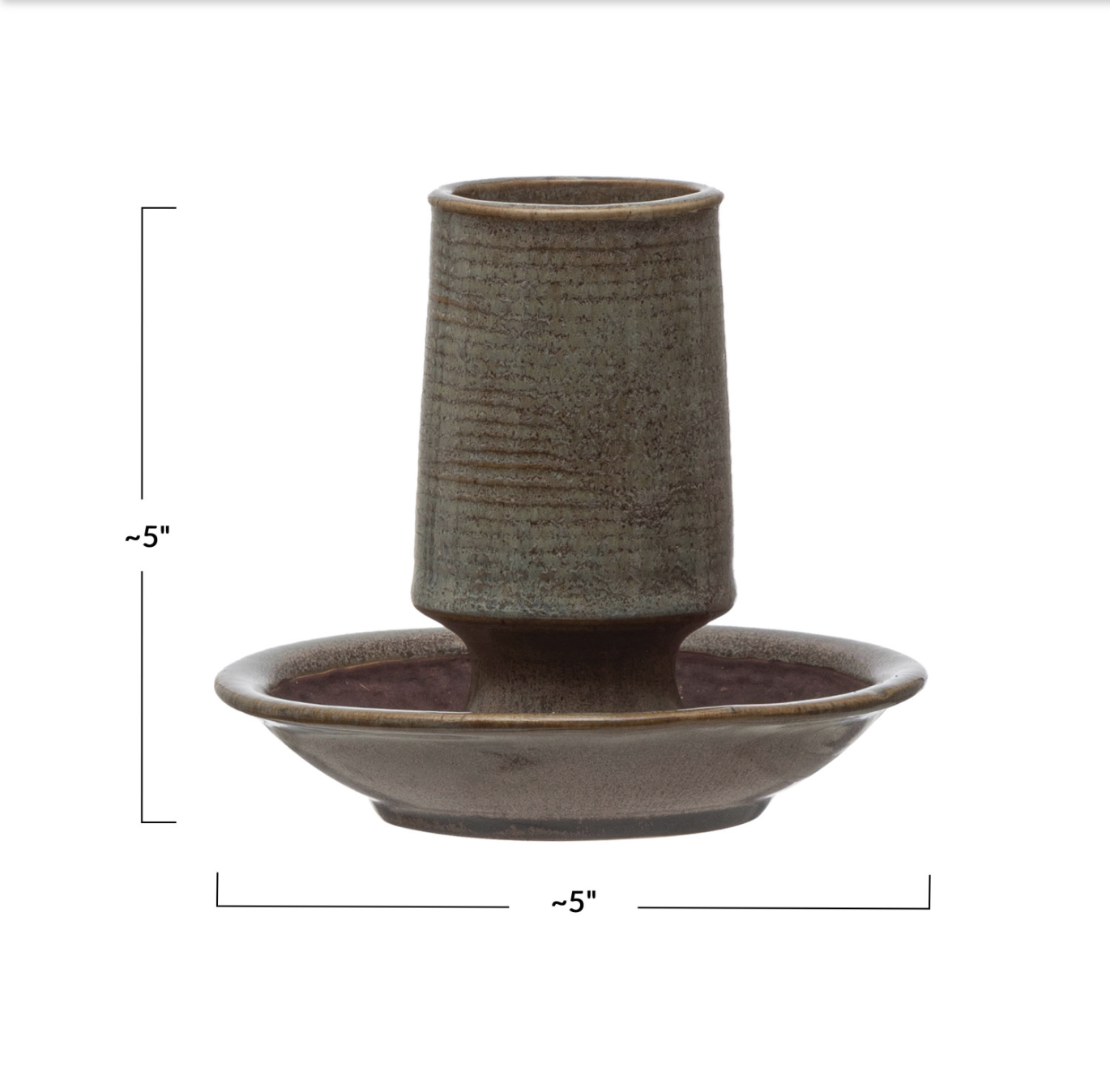 Glazed Match Holder w Striker