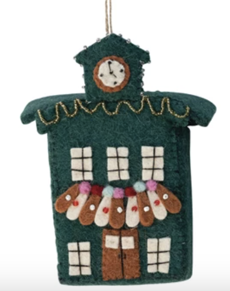 Felt Village Ornament