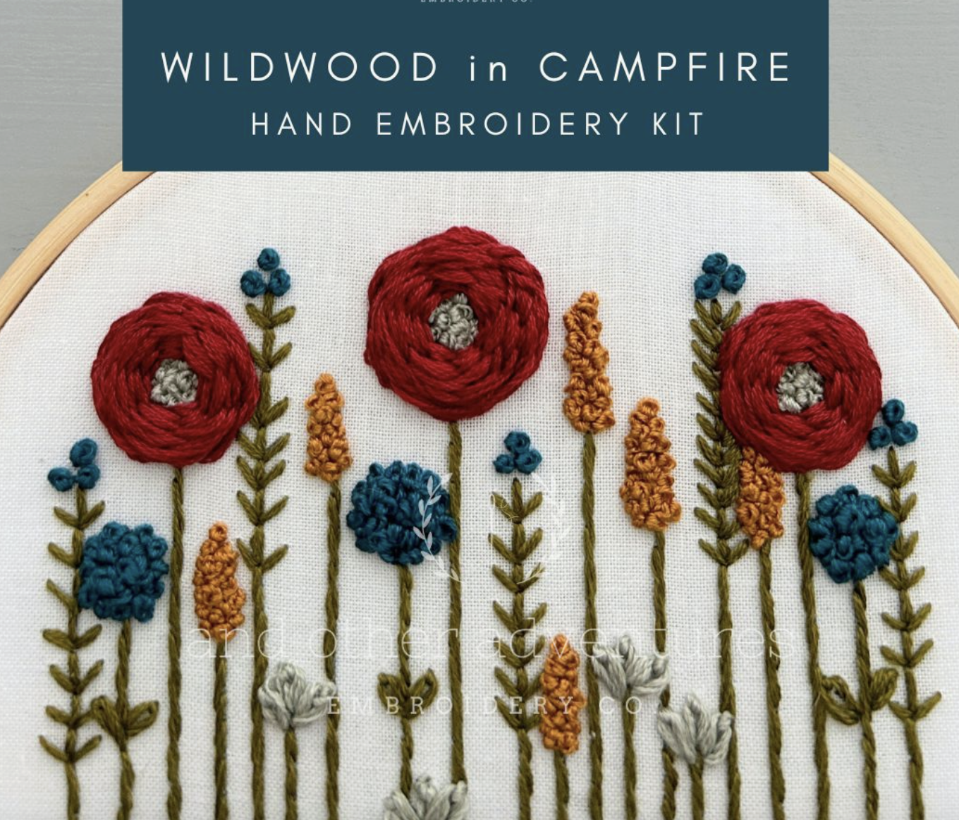 Embroidery Kit: Wildwood