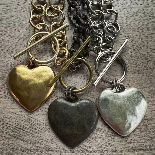 Chained Heart Necklace
