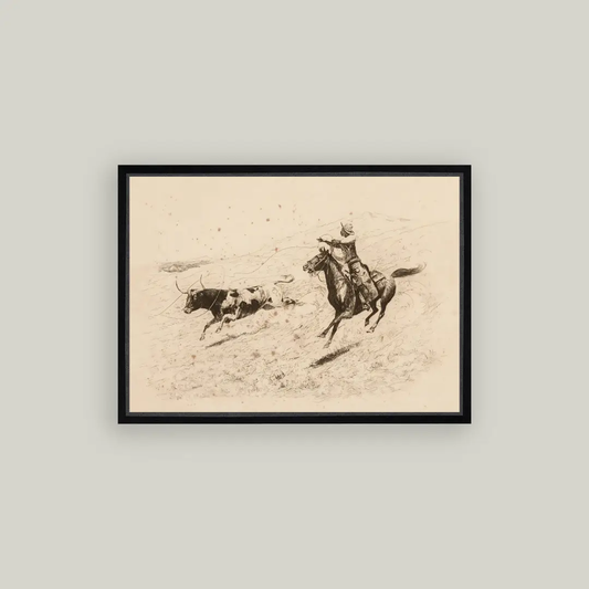 The Long Throw Framed Art
