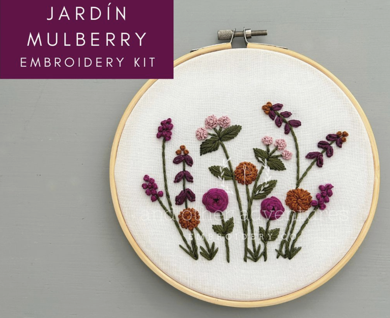 Embroidery Kit: Jardin