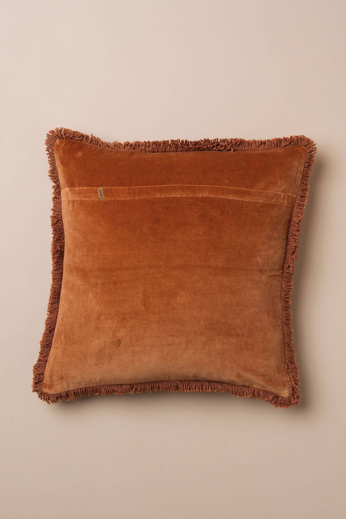 Velvet Square Pillow | Terracotta