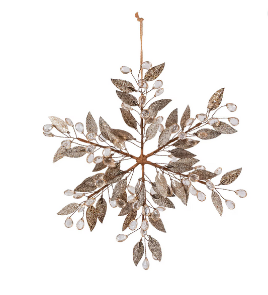 Metal Snowflake Ornament