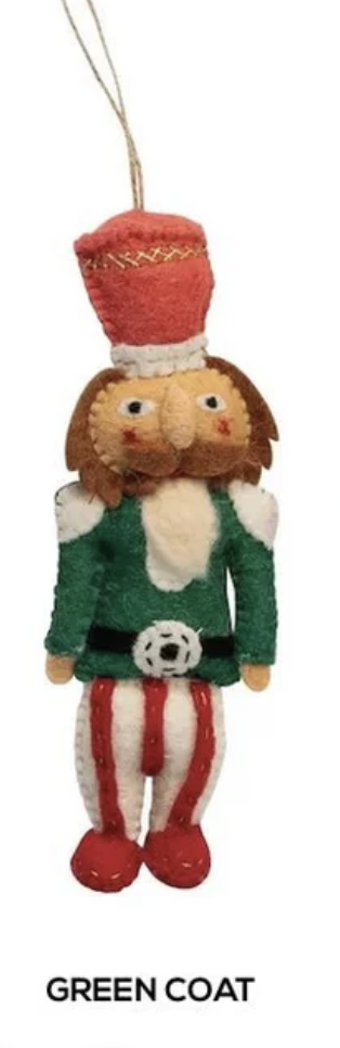Felt Nutcracker Ornament