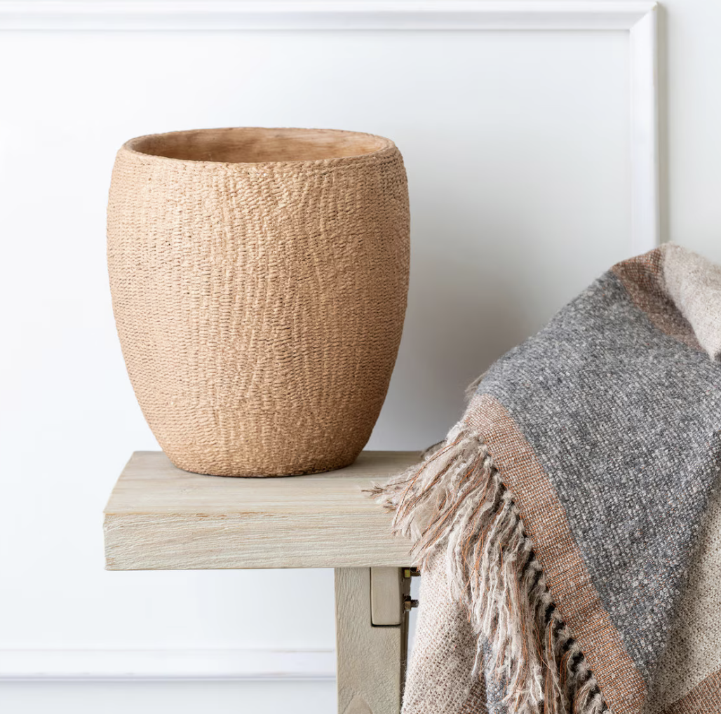 Seagrass Pattern Pot