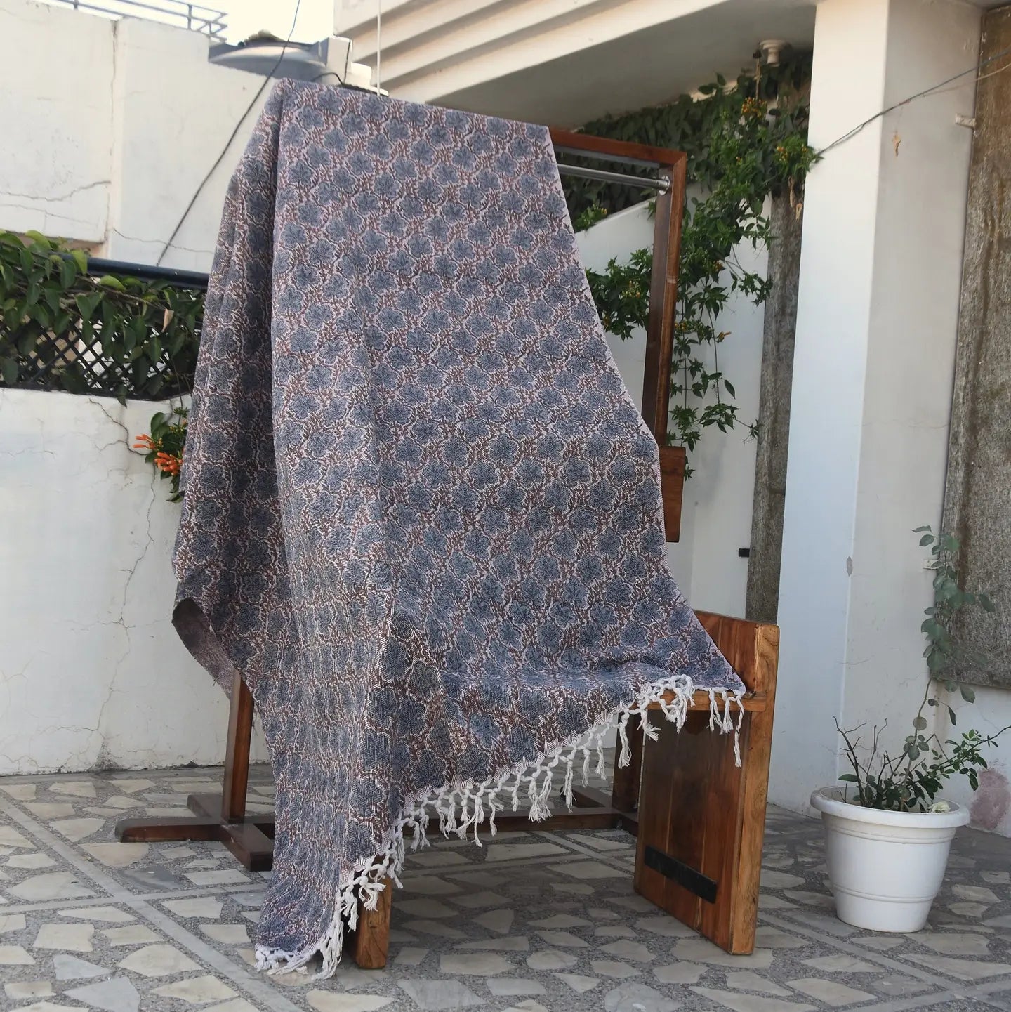 Block Print Throw