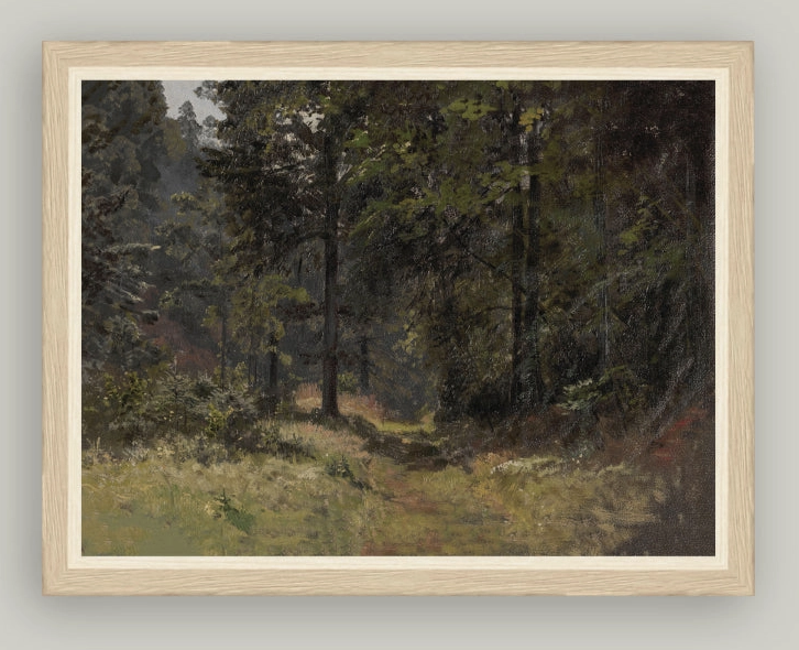 Forest Road Framed Art
