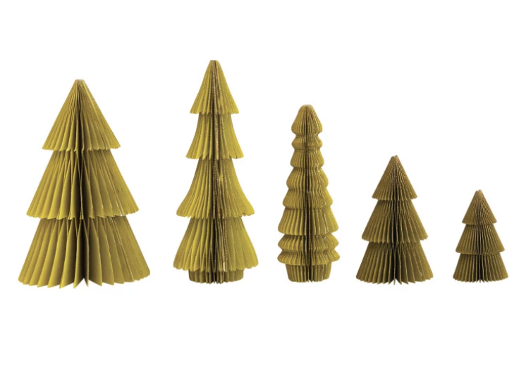 Paper Honeycomb Trees