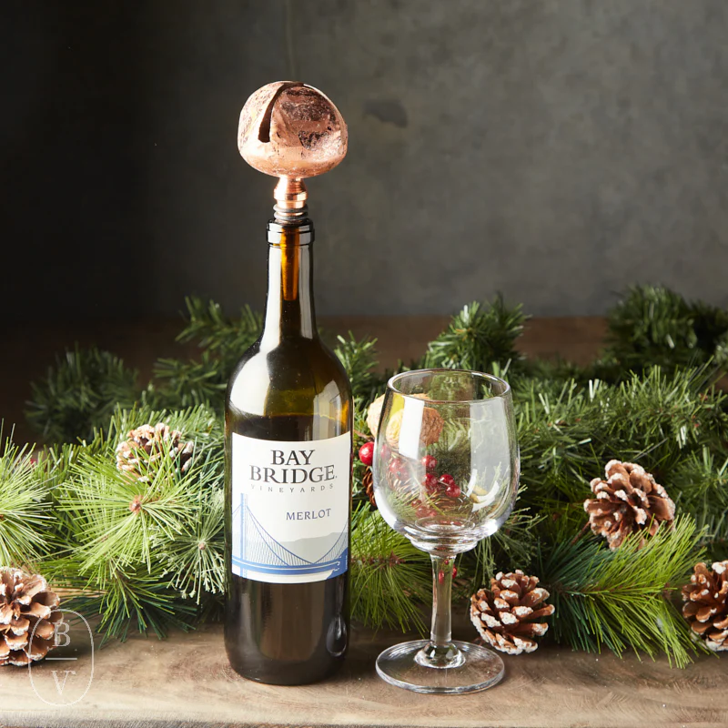 Jingle Bell Bottle Stopper