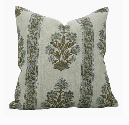 Julia Blockprint Pillow