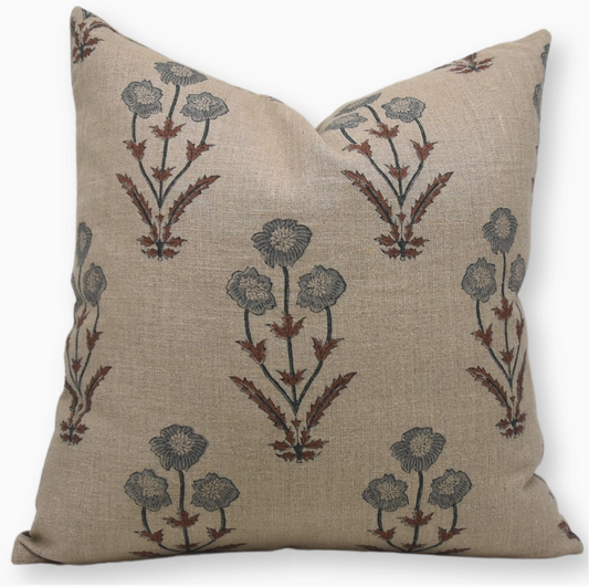 Darla Linen Pillow - 22" x 22"