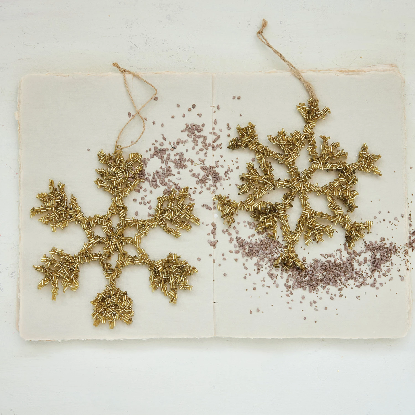 Beaded Snowflake Ornament