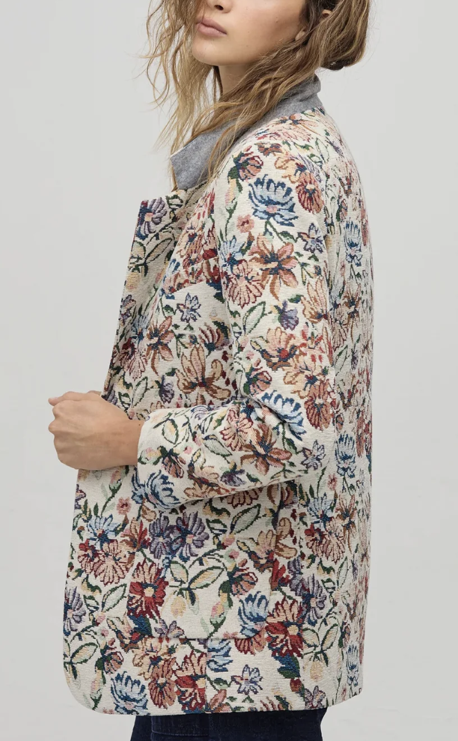 Mira Floral Tapestry Blazer