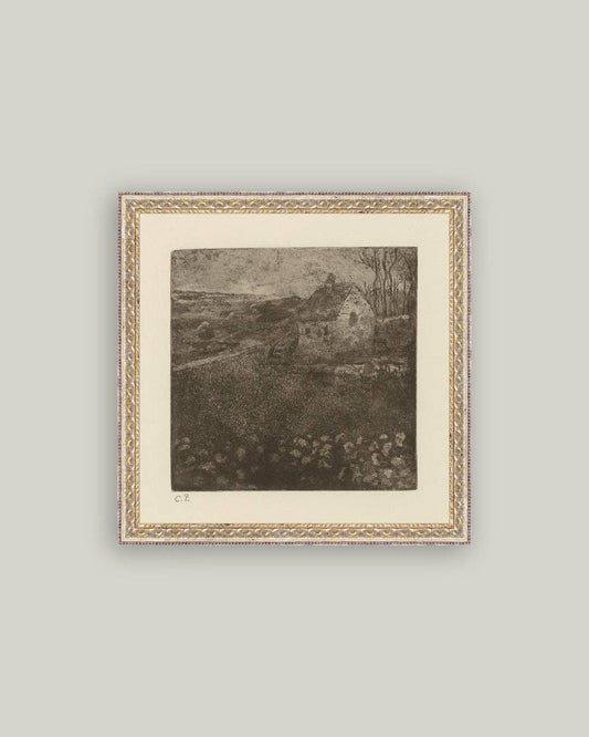 La Masure Framed Antique Art