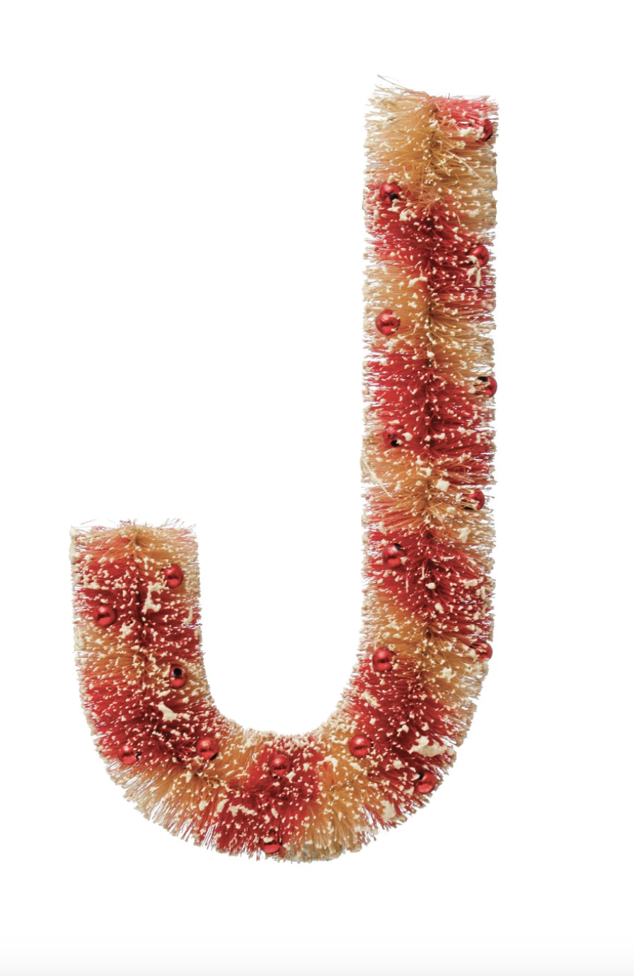 Bottle Brush Candy Cane