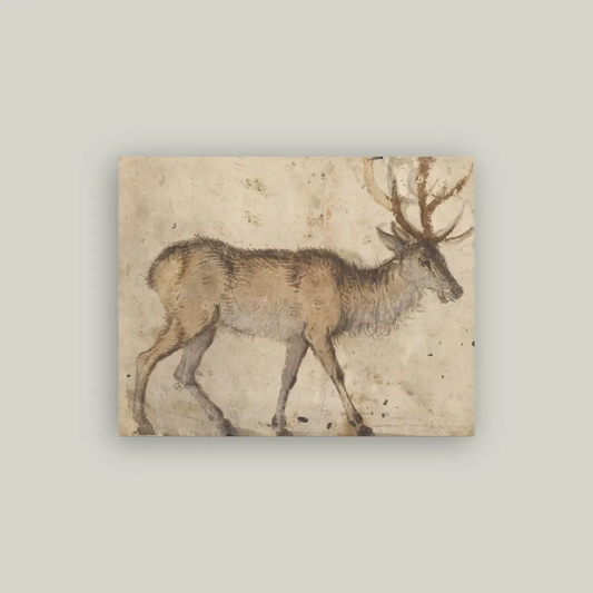 Vintage Reindeer Art