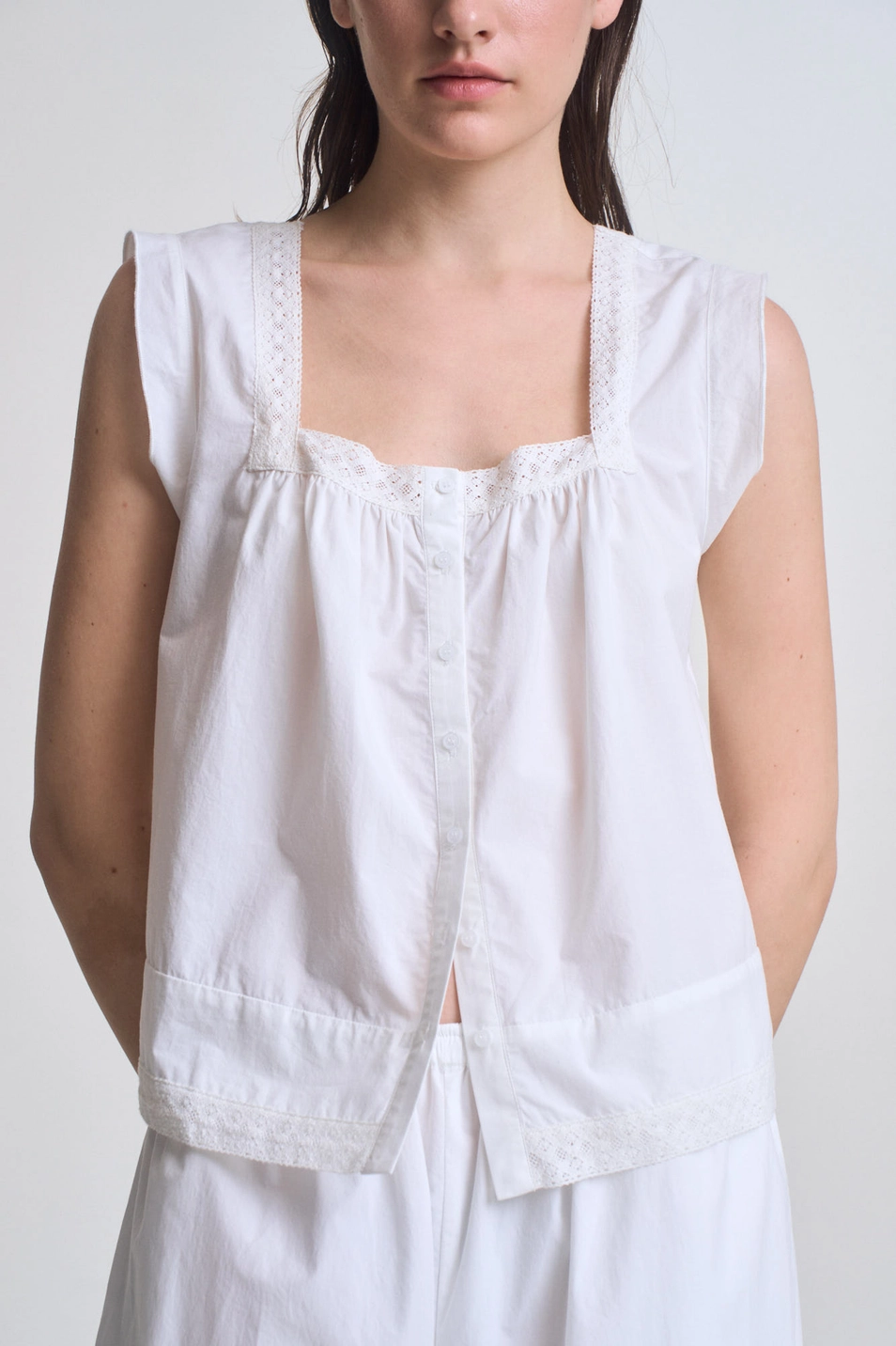 Emmeline Eyelet Top