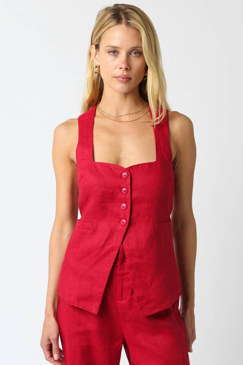 Blair Linen Top