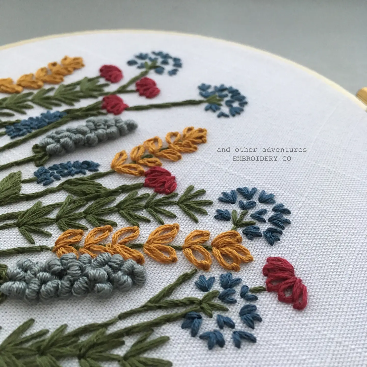 Embroidery Kit: Meadow