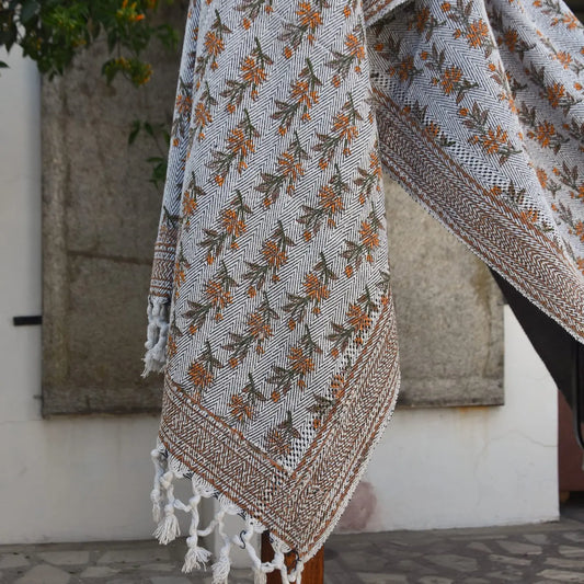 Block Print Throw