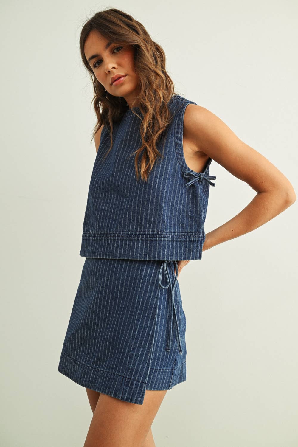 Klaynie Denim Skort