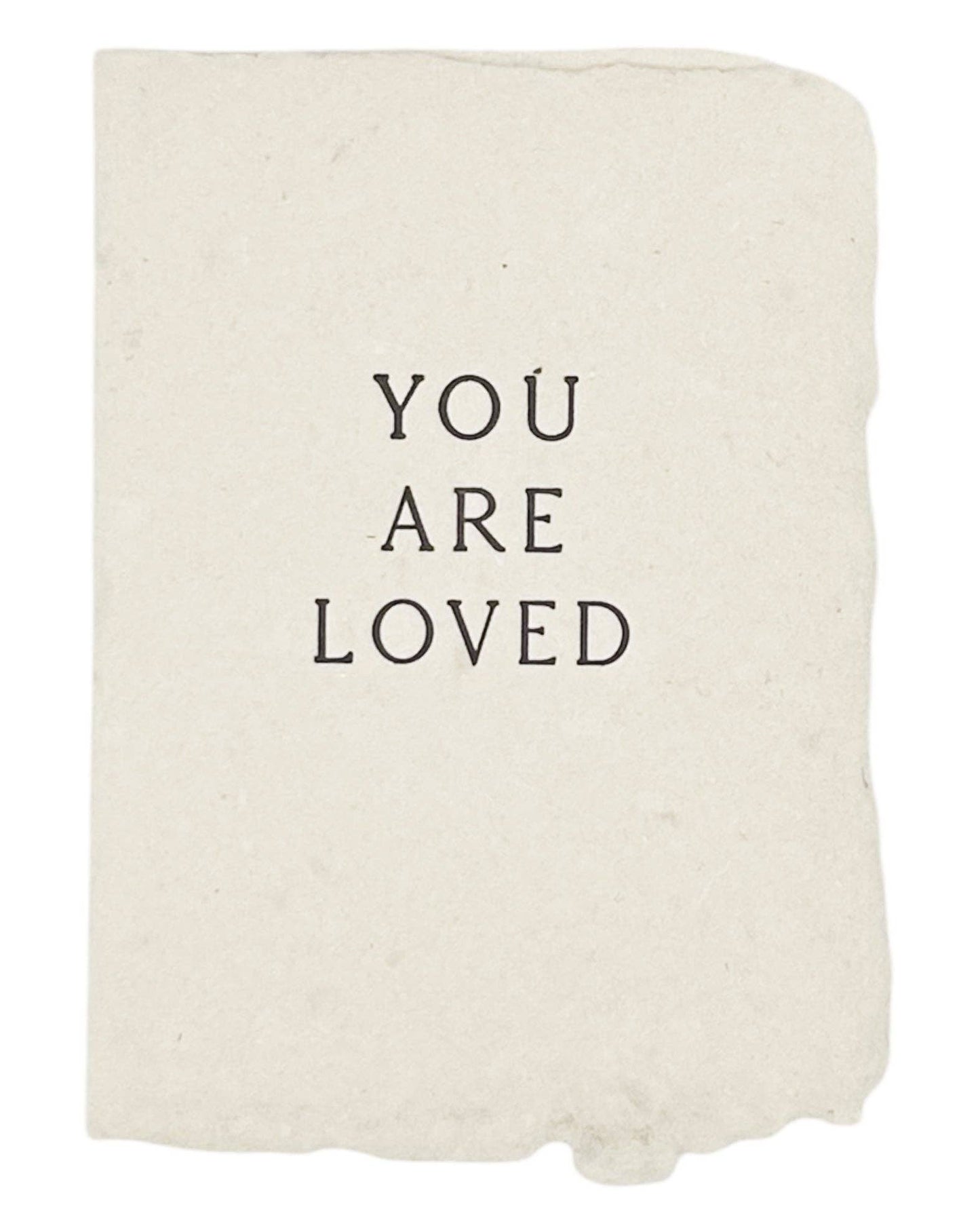 You are loved card