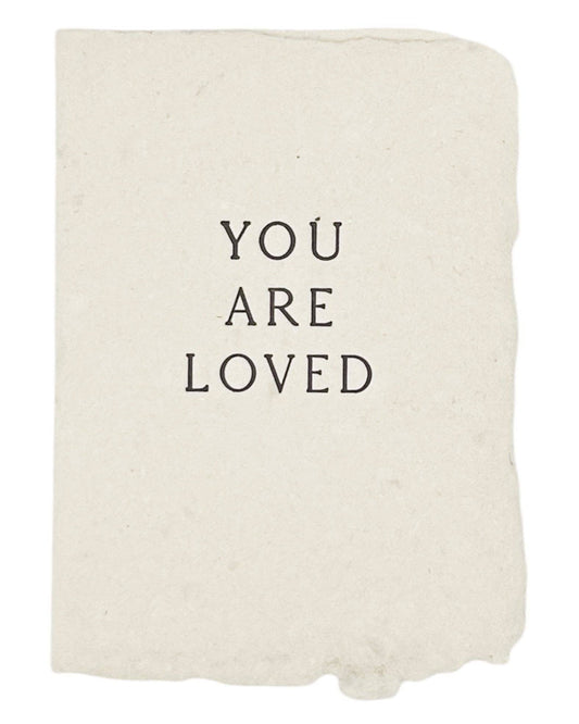 You are loved card