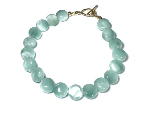 Moonstone Coin Bracelet