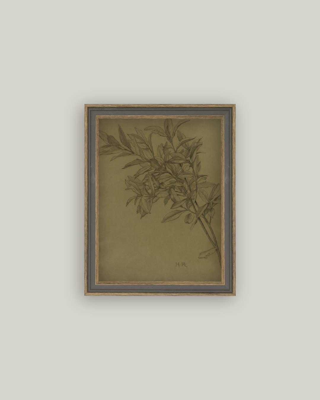 Leaves On Green Art