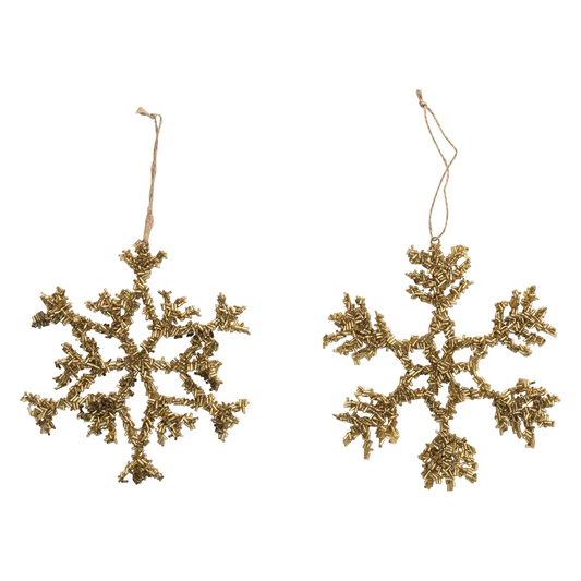 Beaded Snowflake Ornament