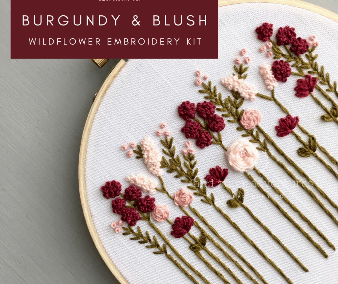 Embroidery Kit: Wildflowers