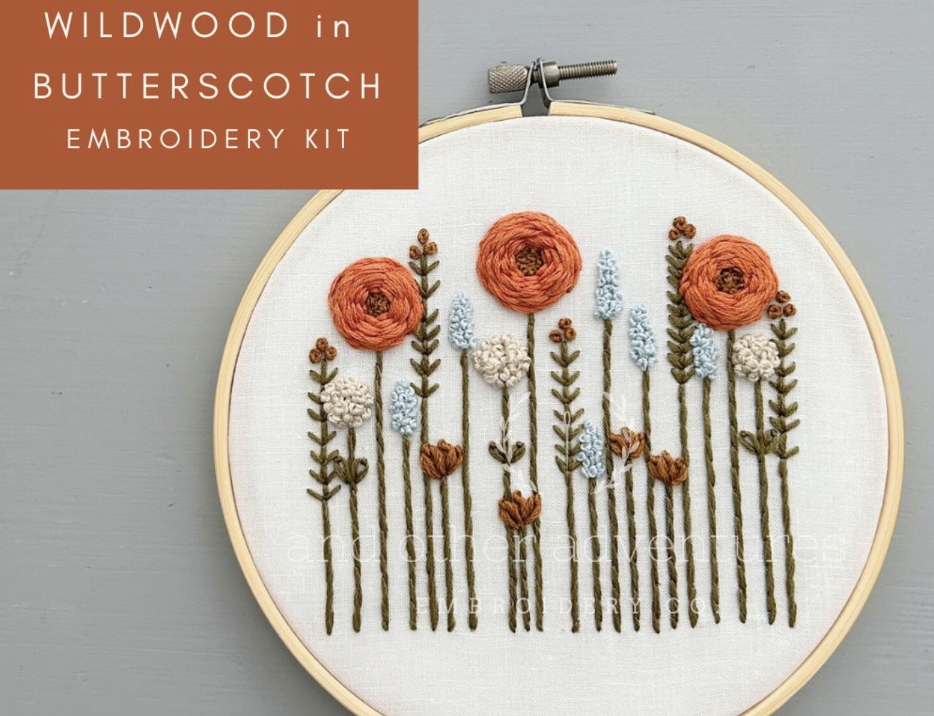 Embroidery Kit: Wildwood