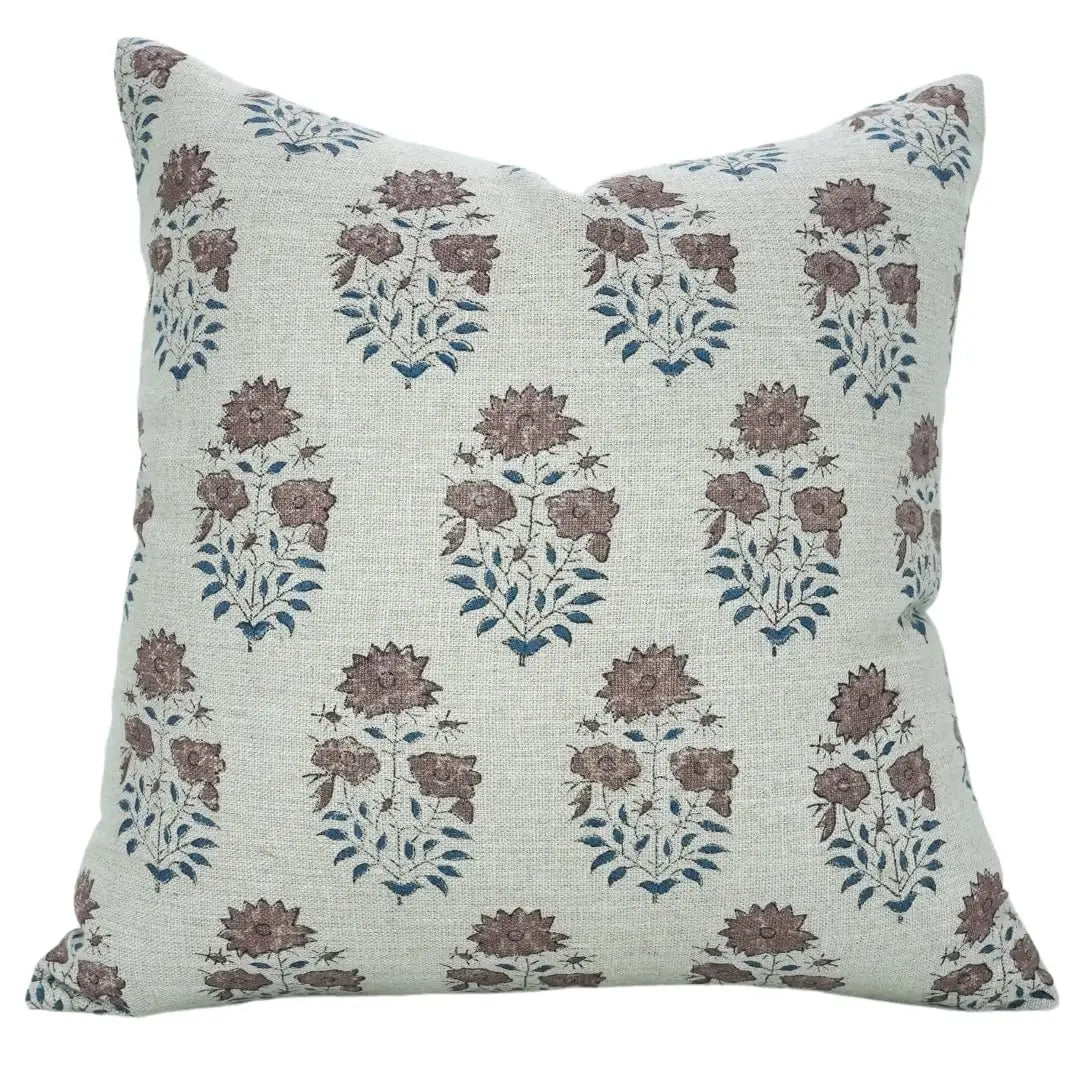 Blush Floral Pillow - 20"