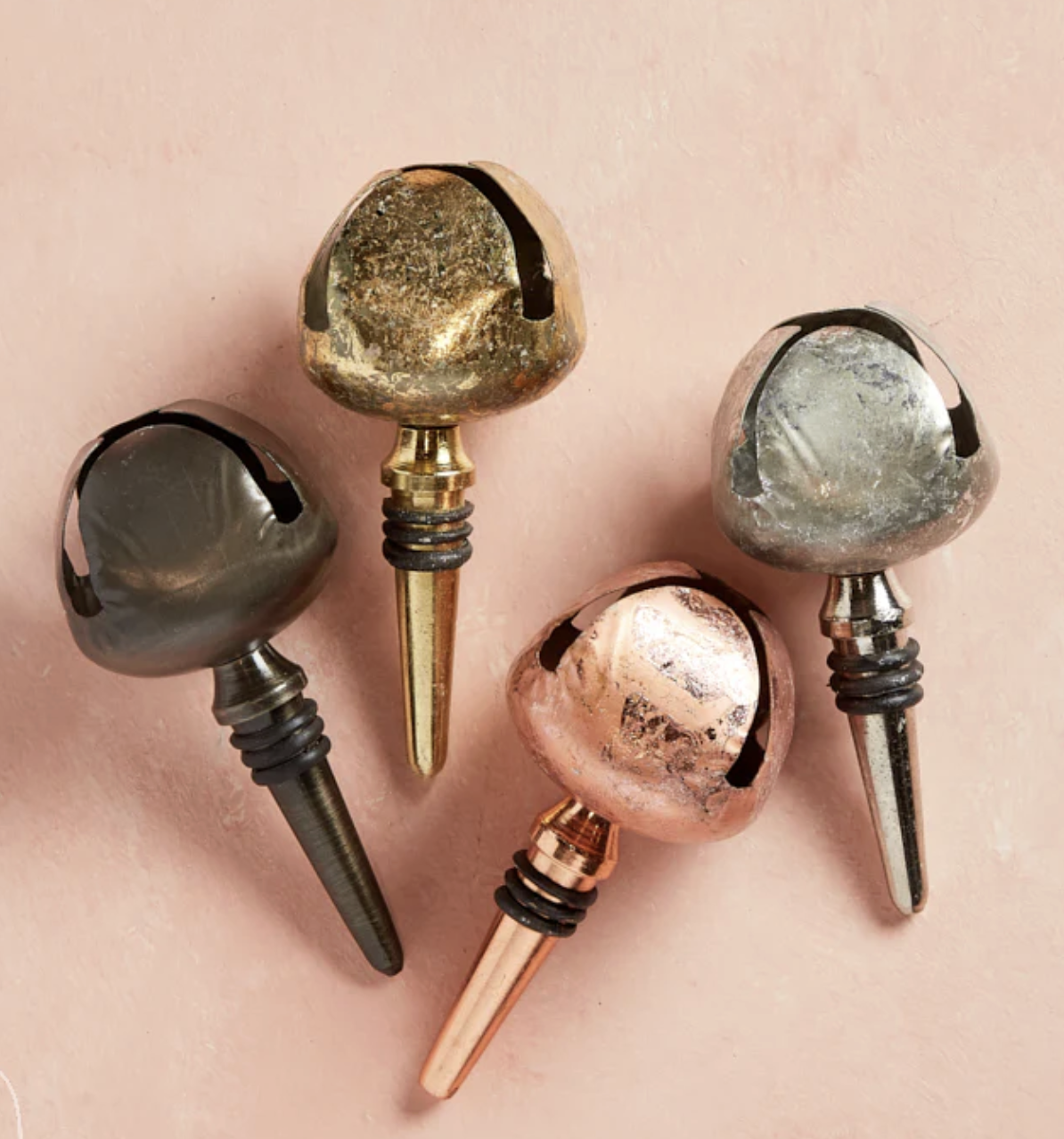 Jingle Bell Bottle Stopper