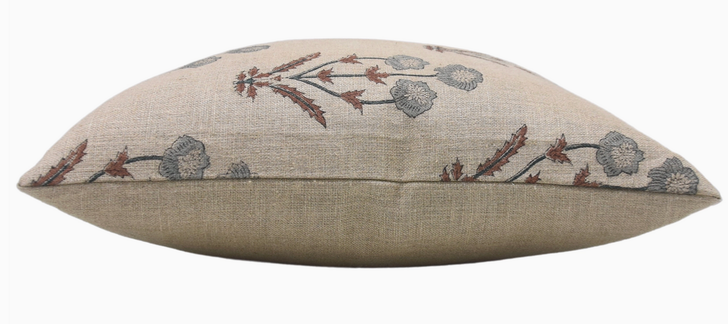 Darla Linen Pillow - 22" x 22"