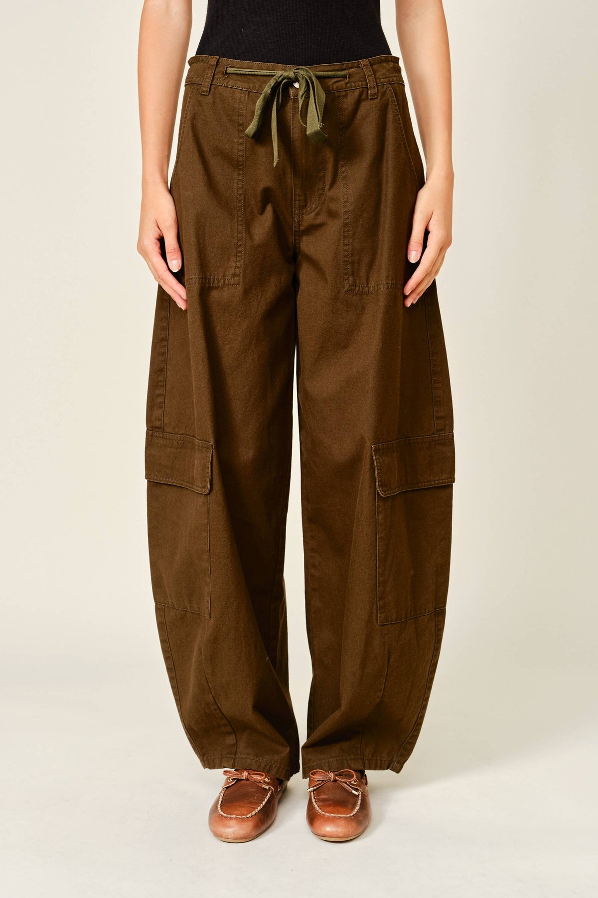 Tie Barrel Pants