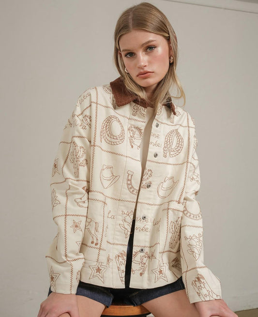 Western Embroidered Jacket