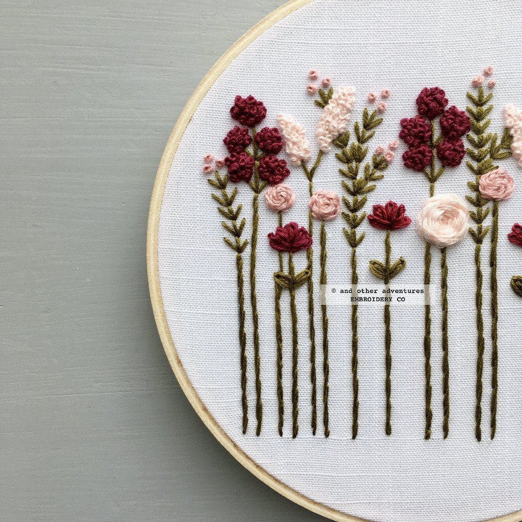 Embroidery Kit: Wildflowers