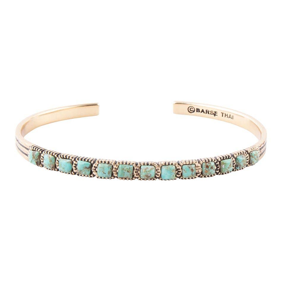 Bronze Turquoise Cuff Bracelet