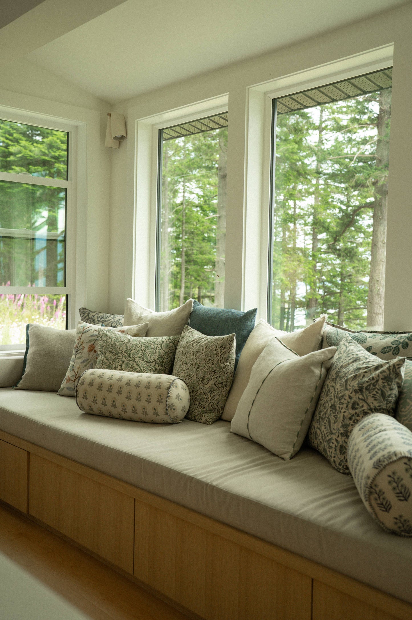 Dema Block Print Bolster