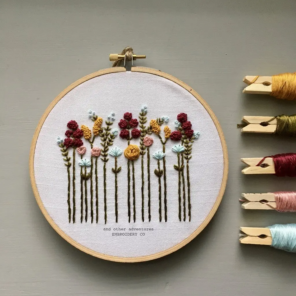 Embroidery Kit: Wildflowers