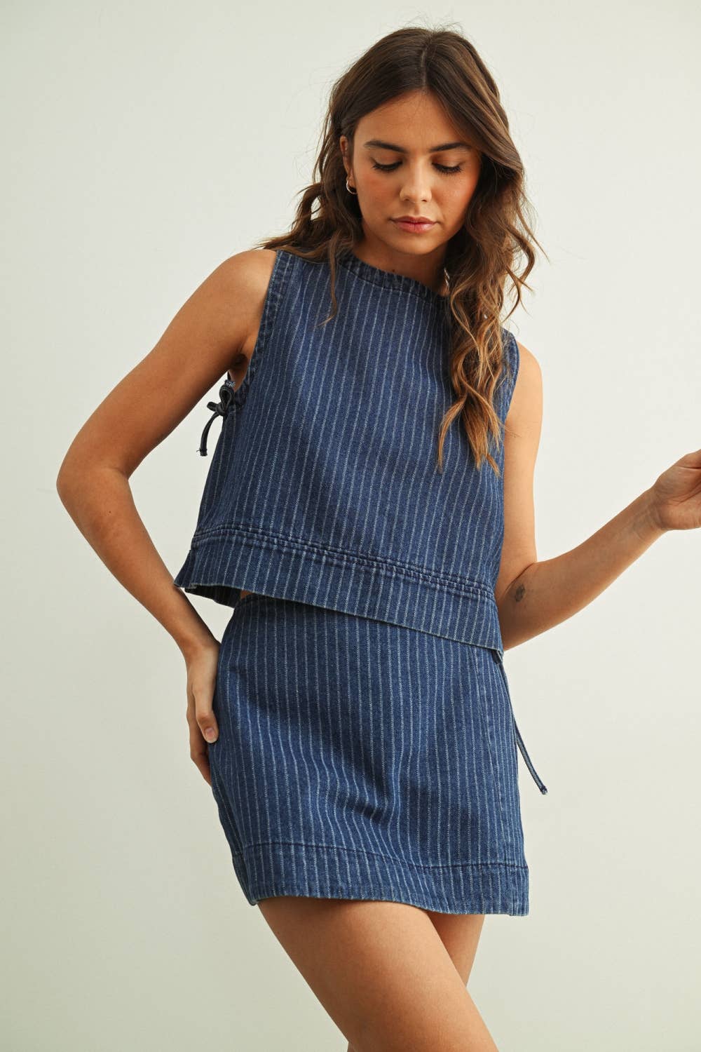 Klaynie Denim Skort