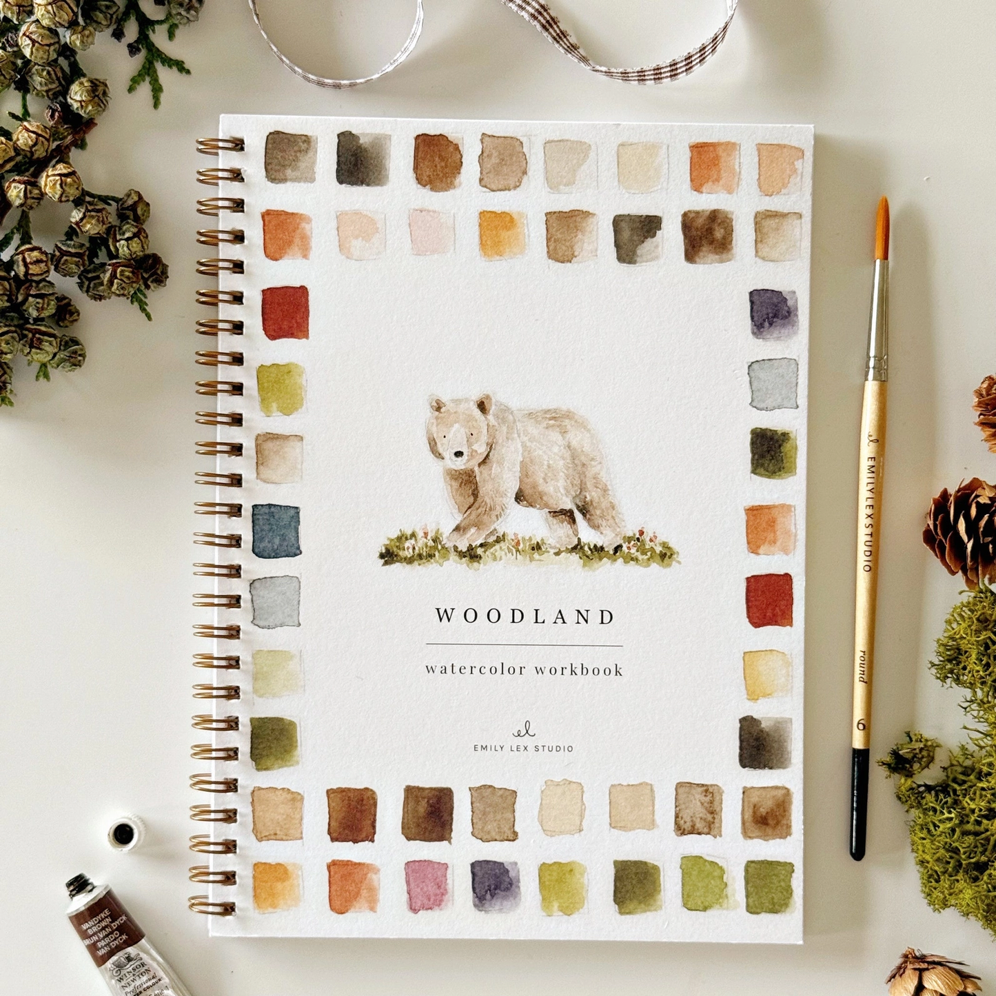 Woodland Watercolor Workbook